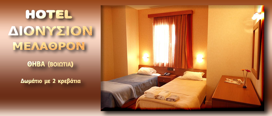 HOTEL DIONYSION - domato me 2 krevatia